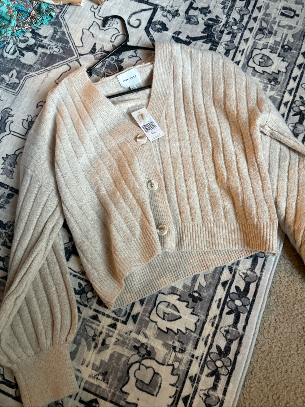 Pink Rose Sweater
